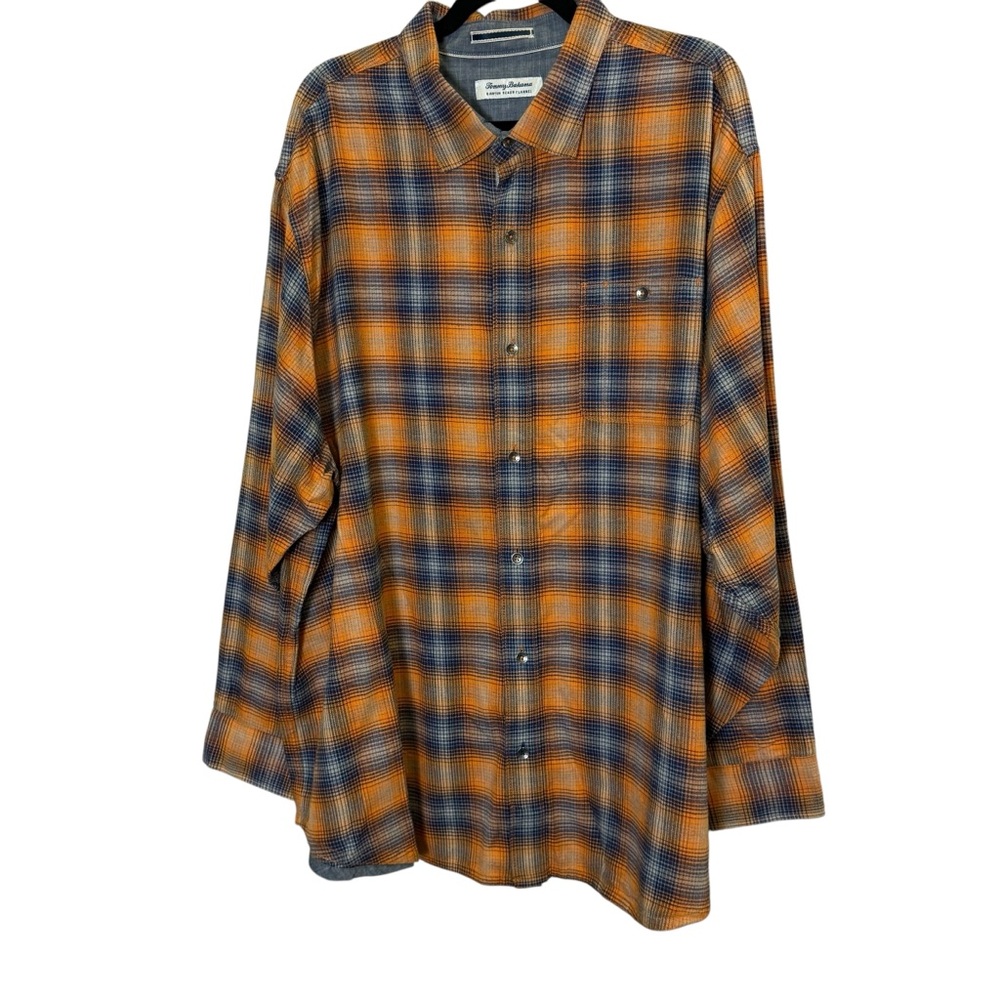 Tommy Bahama Men’s Canyon Beach Soft Cotton Blend Spice Flannel Shirt sz 2XLB